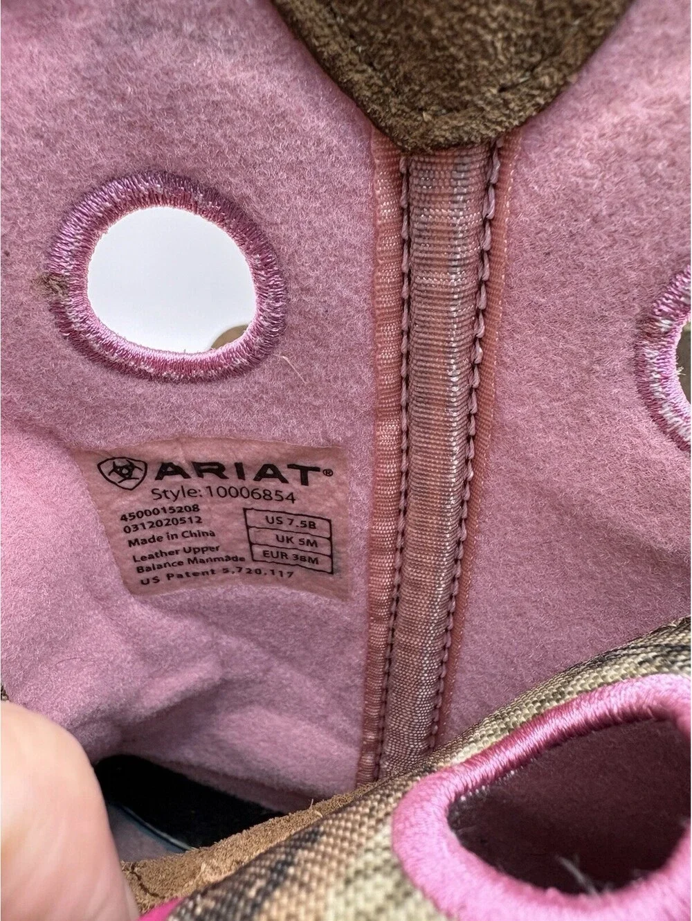 Ariat fatbaby camo